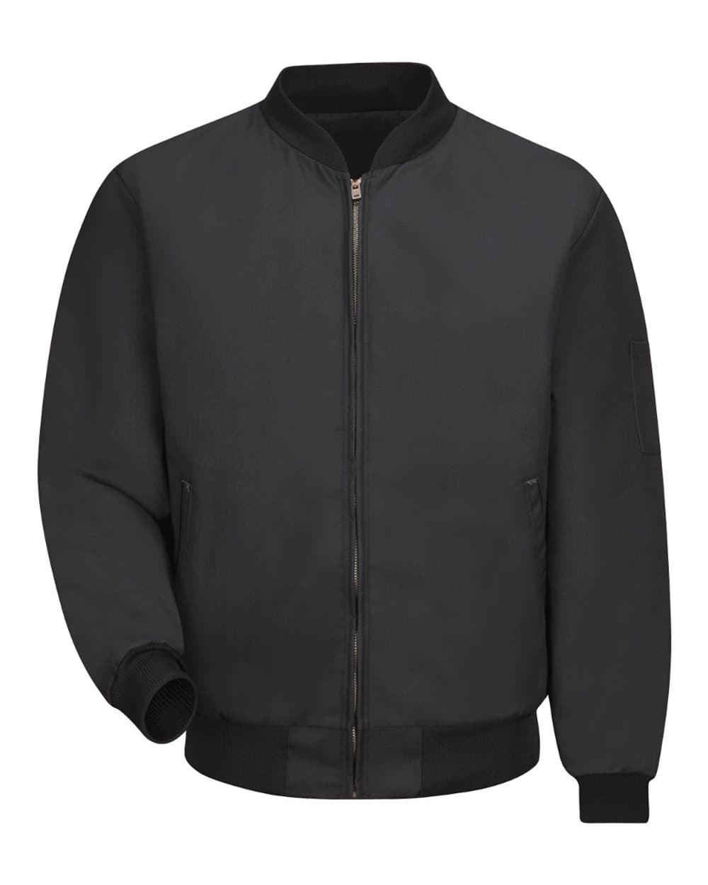 Black bomber jacket